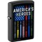 Zippo 2024 Zippo Buck Wear American Heroes, Black Matte,  ZIP-48634 - alternate 3